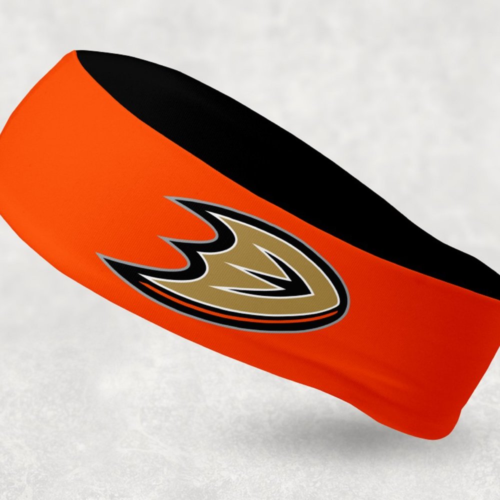 2 Pack - NEW - Reversible Anaheim Ducks Headband